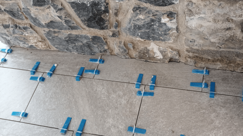 Shane Daly Tiling - Floor Tile - Snipped Edges