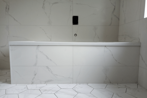 Shane Daly Tiling - Hero Image - Large Format Tile Bathroom
